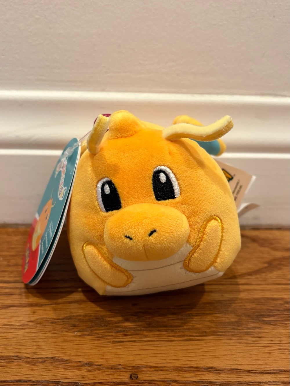 2026 Squishmallows Pokemon DRAGONITE 3.5” Plush Clip Hard To Find Brand New
